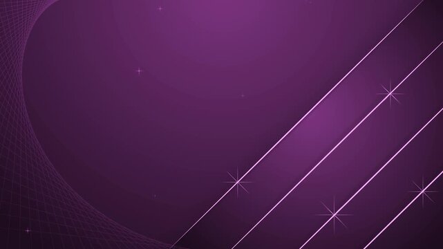 Background with gold diagonal lines shape animation, Elegant dark background with diagonal gold lines and subtle star-like sparkles