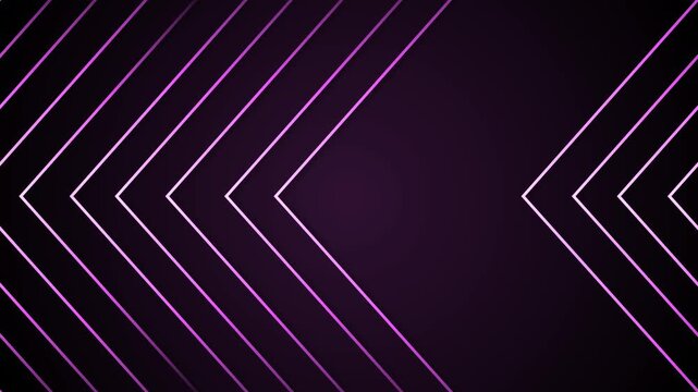 Chevron geometric background animation, Abstract background with chevron lines forming mirrored arrow shapes pointing to center