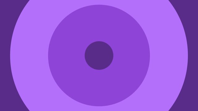 Minimal concentric circles shape background animation, Circles with a small central dot forming a minimalist target-like abstract graphic