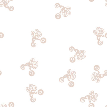 menieres symptom vector glyph seamless pattern menieres symptom sign illustration