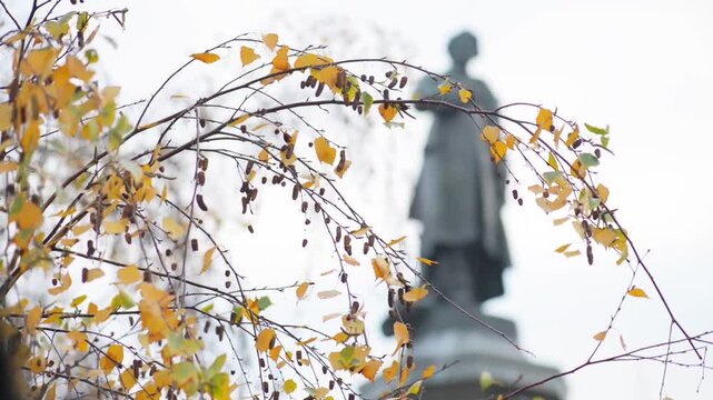 Adam Mickiewicz Monument, Warsaw, Poland
