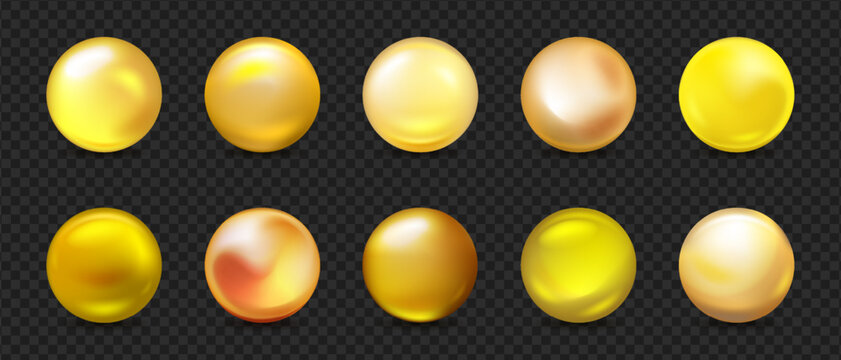 Metallic gold sphere with reflective surface. Glossy golden ball isolated on white background. 3D rendered chrome orb with realistic shine and shadow effects...