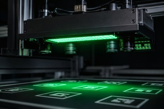 Automated Optical Scanner Reading Tracking Code