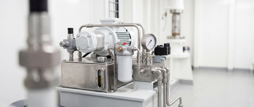 Bilge water separation system and oil separator with oil content sensor in bright soft diffused engine room