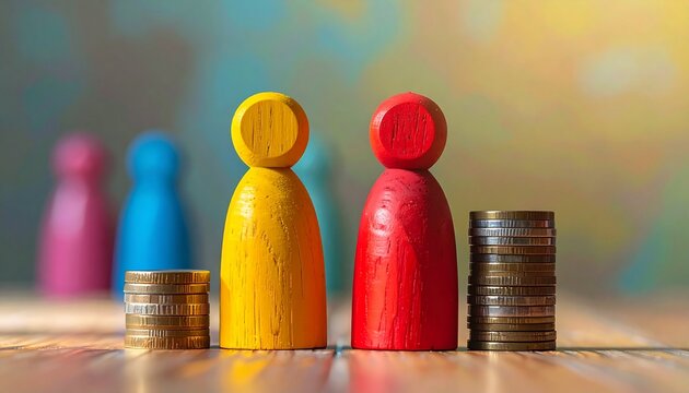 Economic Inequality Concept Art