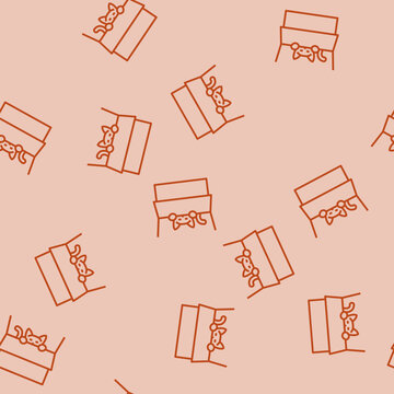 inside preposition english vector line seamless pattern inside preposition english sign illustration