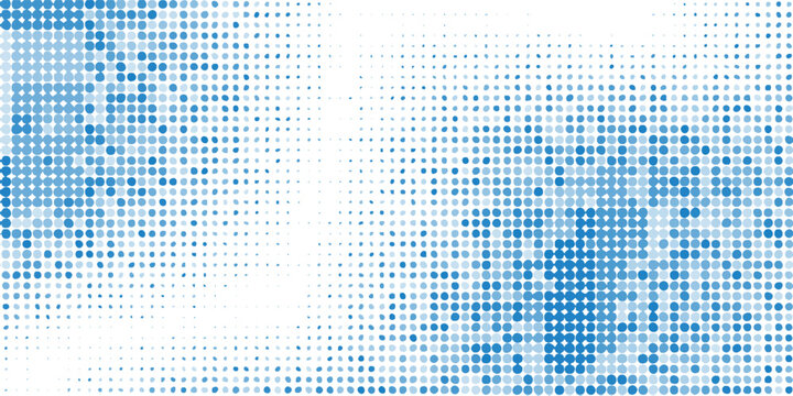 Mint green geometric dot matrix background. Creative abstract halftone texture for health, wellness, and medical design.