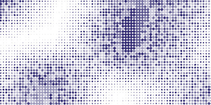 WebAbstract purple halftone dot background. Modern pop art style circle pattern backdrop for comic and graphic design.
