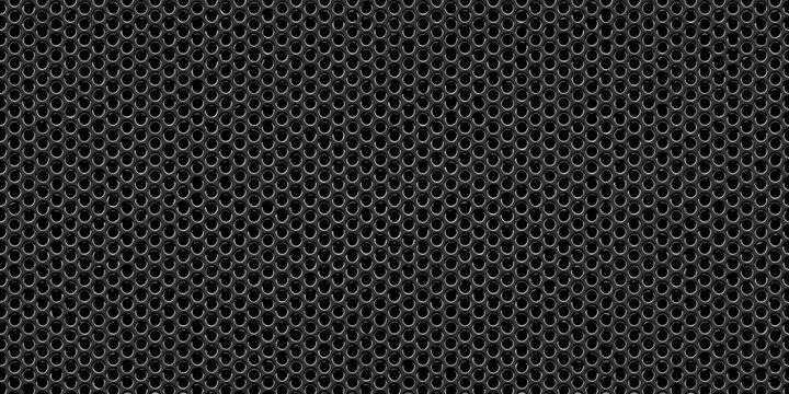 Dark honeycomb pattern a repeating hexagonal perforation texture