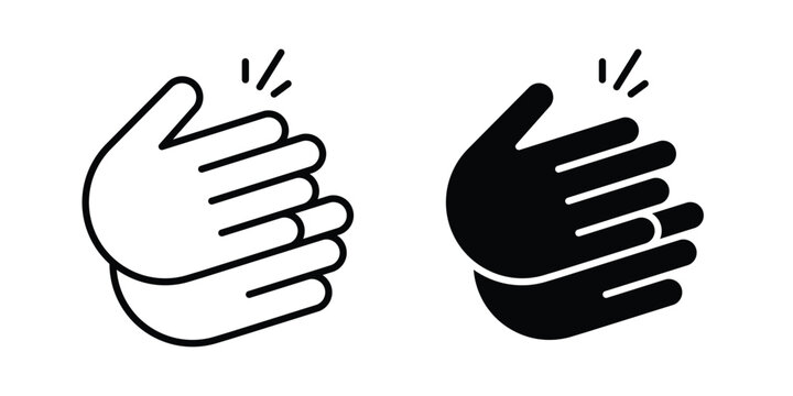 Clapping hands icon