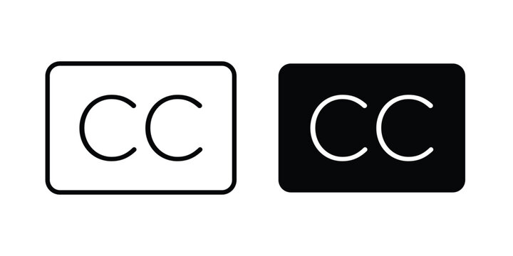 Closed caption icon