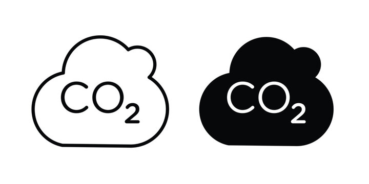 co2 emission reduction icon