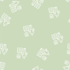 Obraz premium furniture assembler vector line seamless pattern furniture assembler sign illustration
