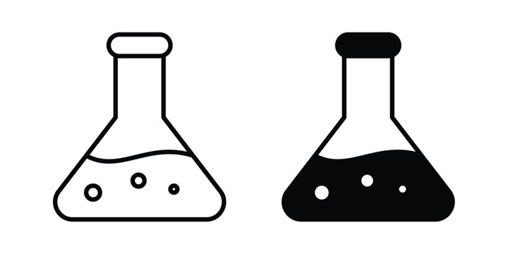 Laboratory flask icon