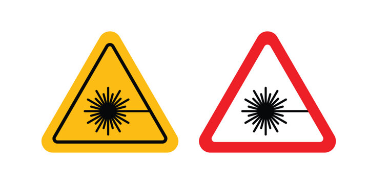 Laser warning icon