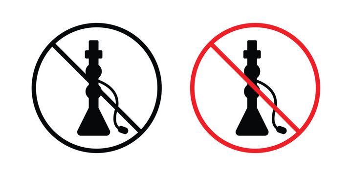 No hookah sign