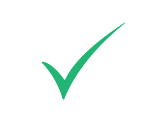 green checkmark icon sign transparent background © Photix Studio