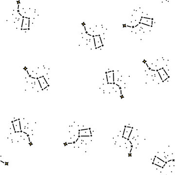 big dipper constellation vector seamless pattern big dipper constellation sign illustration