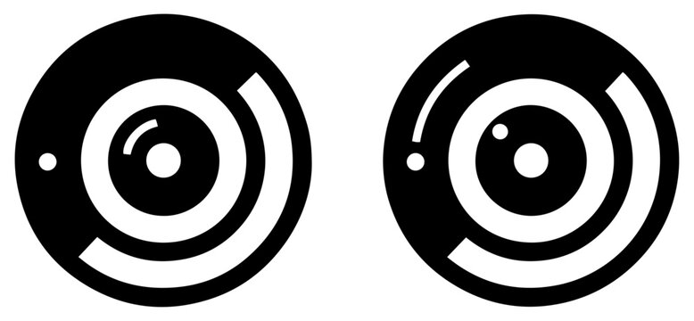 camera lens icon vector illustration