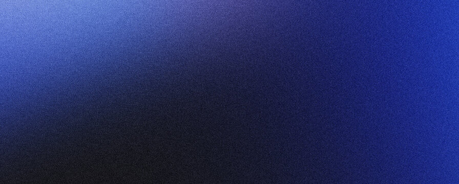 Deep Blue Dark Center Dual Light Abstract Grainy Gradient Background Noise Texture Design