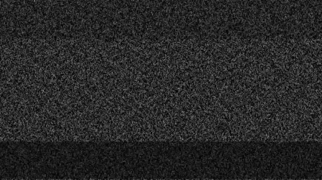Static noise on a television screen with horizontal bands Keywords: static, television, screen