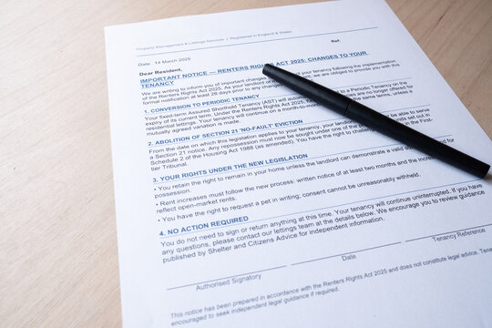 Renters Rights Act 2025 Landlord Notice