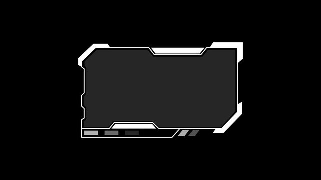 Advanced HUD frame coordinates complex database networking files. Advanced HUD frame overlays digital user interface graphics. Creative technology with professional HUD frame.