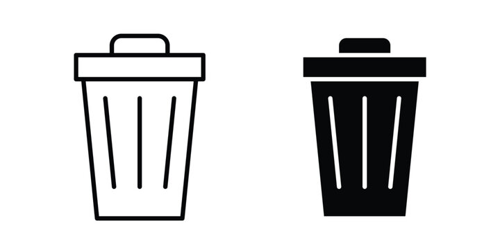 Trash bin icon
