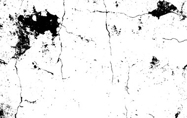 Obraz premium Rough, scratch, splatter grunge pattern design brush strokes. Overlay texture. Faded black-white dyed paper texture. Sketch grunge design. Use for poster, cover, banner, mock-up, stickers layout.