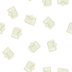 Fototapeta premium audit of operational processes and internal control systems vector glyph seamless pattern audit of operational processes and internal control systems sign illustration