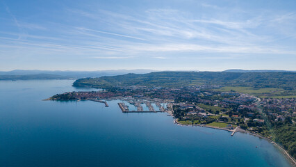 Naklejka premium Aerial View of Izola, Slovenia