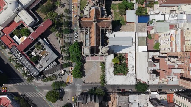 Iglesia del Sagrado Coraz&oacute;n de Jes&uacute;s o Iglesia de los Capuchinos en C&oacute;rdoba Capital, Argentina, arquitectura neog&oacute;tica, religi&oacute;n, cristianismo, patrimonio hist&oacute;rico y turismo