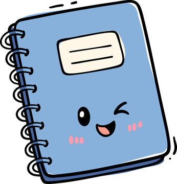 Notebook with Speech Bubble Design