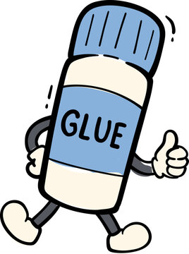 Glue Bottle Character