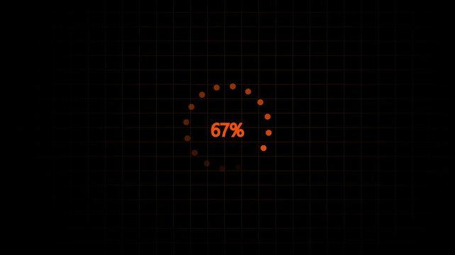 Yellow Loading Spinner on Dark Grid Background animation .dots spinning animation loading and buffering icon animation-looped Loading circle animation.