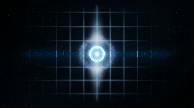 High resolution visualization of quantum energy wave on a coordinate grid