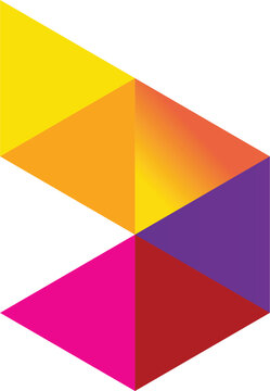 abstract hand drawn robi company logo