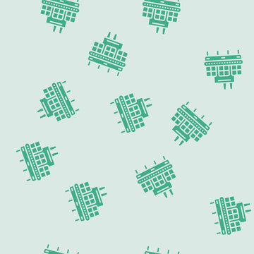 material recovery facility mrf vector glyph seamless pattern material recovery facility mrf sign illustration