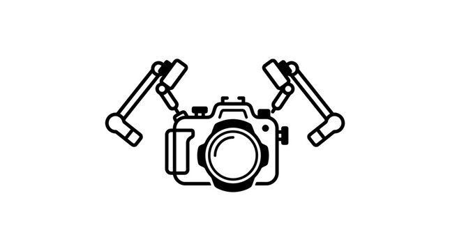 Duo handle camera cage stabilizer grip for dslr cinematography video rig