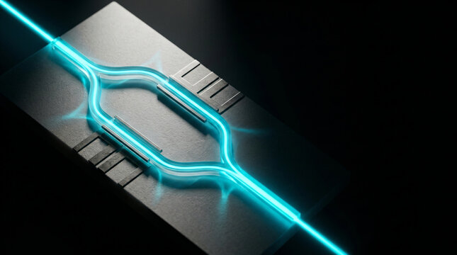 An artificial intelligence hardware chip with a silicon photonics mach zehnder modulator