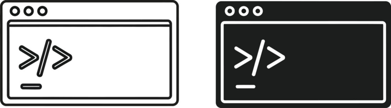 Minimalist code editor window comparison light and dark
