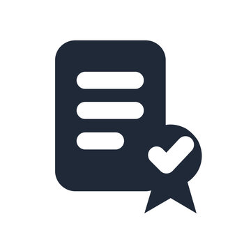 Regulatory Compliance Icon - Legal Regulation Solid Vector