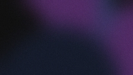 Fototapeta premium Dark Purple Gradient with Grainy Texture Abstract Background