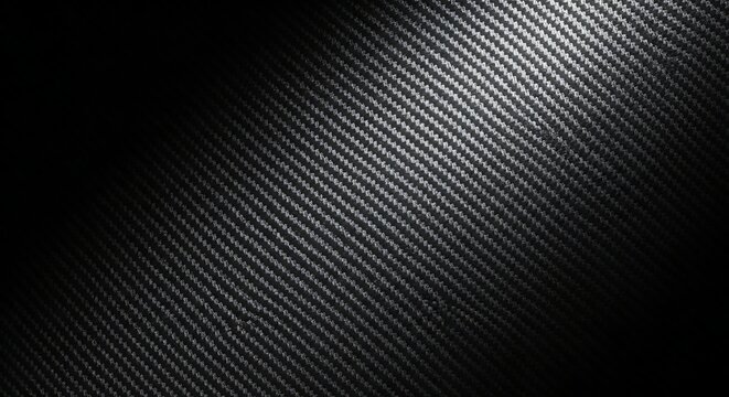 Carbon fiber texture background high resolution abstract black weave pattern