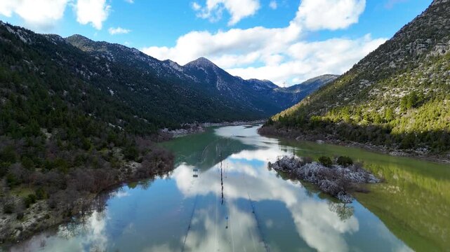 Flooded Eynif Valley Drone
