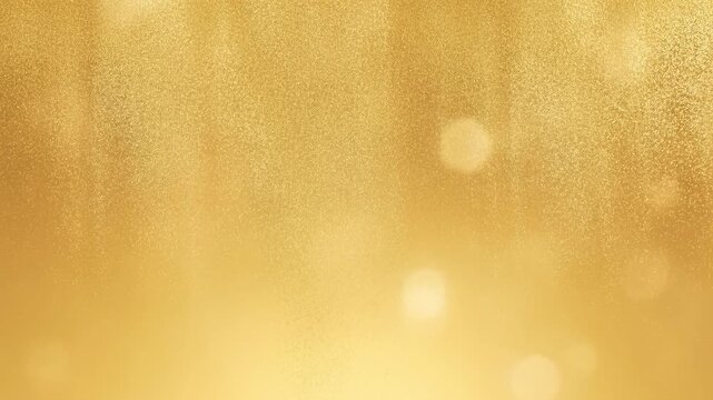 Golden light particles dazzle and dance in elegant motion display