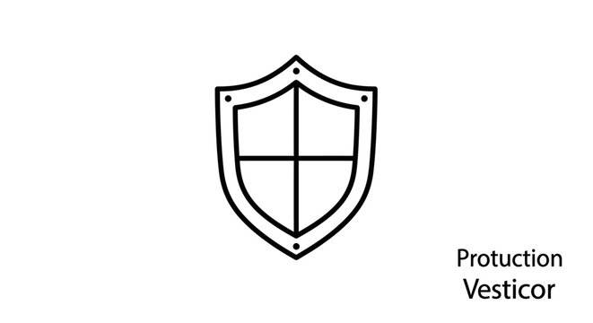 Shield Protection Security Symbol Icon.