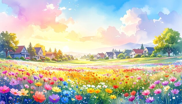おしゃれ水彩画背景」の写真素材 | 329,638件の無料イラスト画像