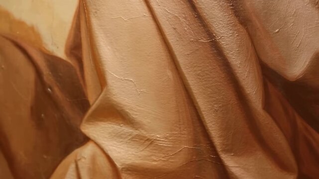 Flowing fabric texture movement highlighting soft folds and light interaction