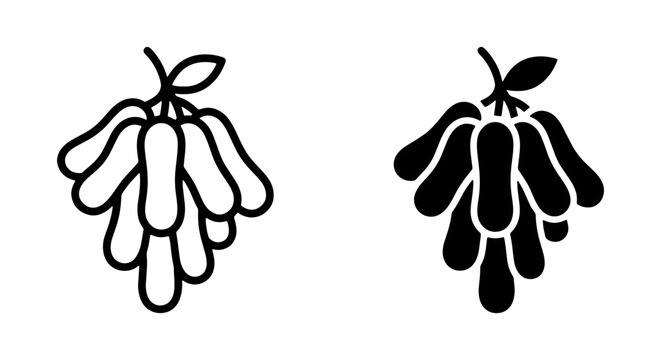 Soybean Icons Set, Organic Food Vector Graphics, Healthy Ingredient Line Art & Solid Fill